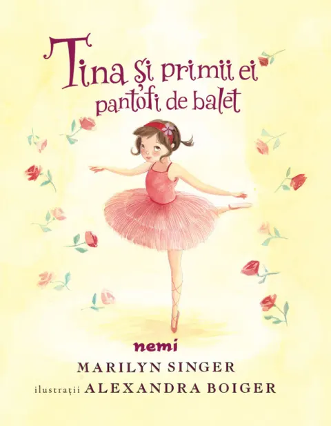 Coperta cărții Tina și primii ei pantofi de balet