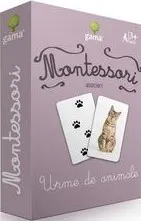 Coperta cărții Montessori. Asocieri - Urme de animale