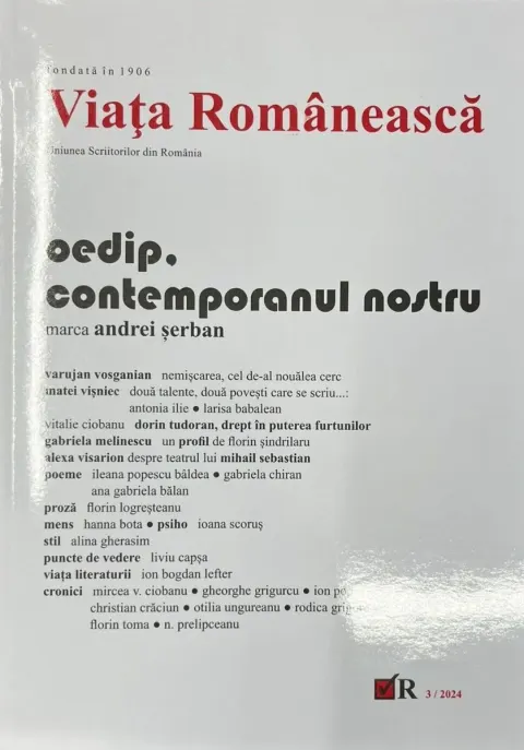 Coperta cărții Revista Viața Românească 3/2024