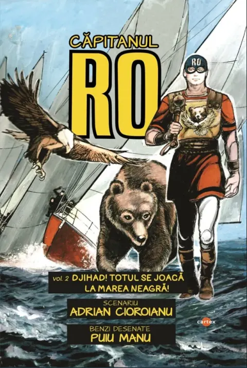 Coperta cărții Capitanul RO. Djihad! Totul se joaca la Marea Neagra!