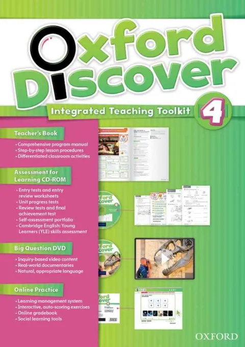 Coperta cărții Oxford Discover 4 Integrated Teaching Toolkit- REDUCERE 50%