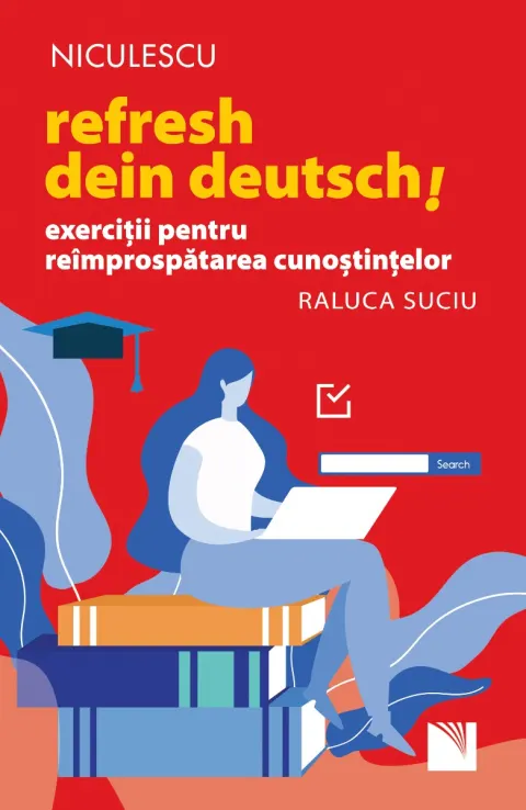 Coperta cărții Refresh dein Deutsch! Exerciții pentru reîmprospătarea cunoștințelor.