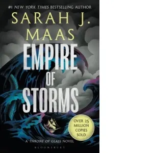 Coperta cărții Empire of Storms: A Throne of Glass Novel