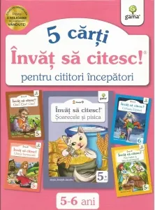 Coperta cărții Pachet Invat sa citesc! Nivelul 0. 5 carti interactive pentru cititorii incepatori III