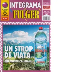 Coperta cărții Integrama Fulger, Nr. 172/2025