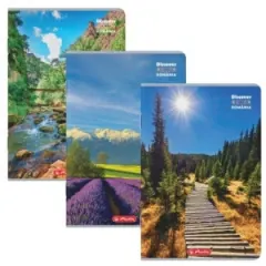 Coperta cărții Caiet A4 100 file 70g/mp, patratele, diverse motive Romania