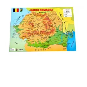 Coperta cărții Plansa Harta Romaniei format A3