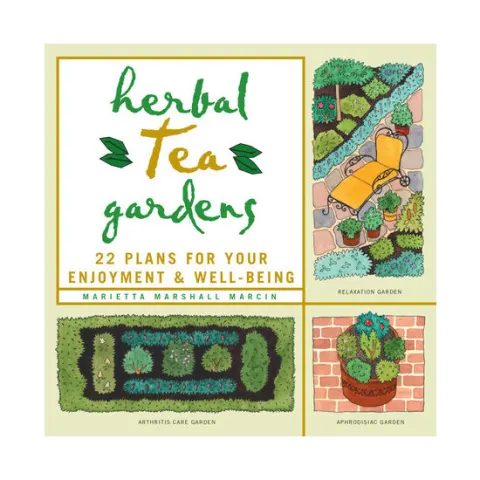 Coperta cărții Herbal tea gardens: 22 plans for your enjoyment & well-being