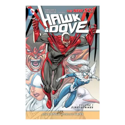 Coperta cărții Hawk & Dove volume one: first strikes