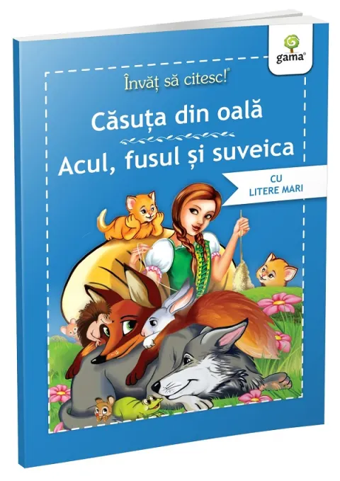 Coperta cărții Invat sa citesc! Casuta din oala. Acul, fusul si suveica