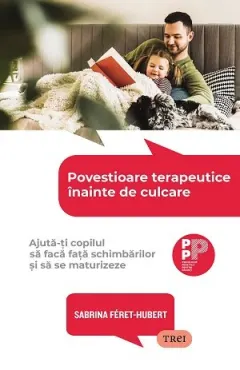 Coperta cărții Povestioare terapeutice inainte de culcare - Sabrina Feret-Hubert