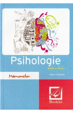 Coperta cărții Memorator de psihologie pentru liceu