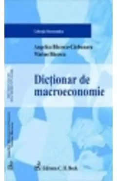 Coperta cărții Dictionar de macroeconomie - Angelica Bacescu-Carbunaru