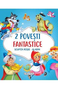 Coperta cărții 2 Povesti fantastice: Scufita Rosie. Aladin