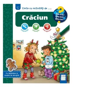 Coperta cărții Carte cu activitati de Craciun