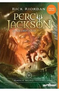 Coperta cărții Marea monstrilor. Seria Percy Jackson si Olimpienii Vol.2