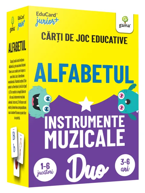 Coperta cărții DuoCard - Alfabetul. Instrumente muzicale |