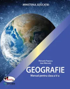 Coperta cărții Geografie. Manual pentru clasa a V-a
