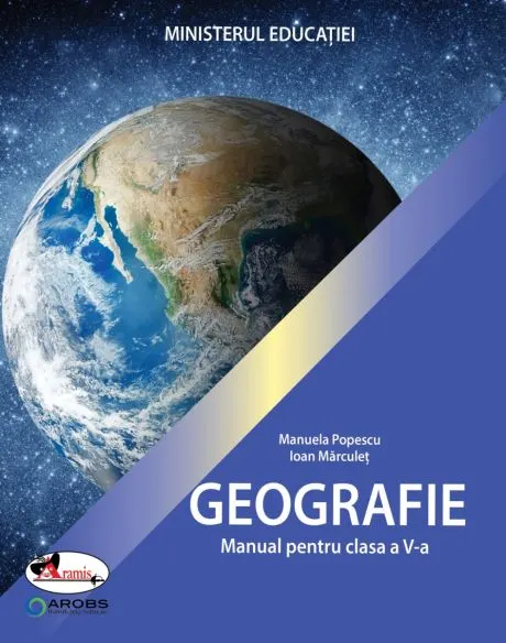 Coperta cărții Geografie. Manual pentru clasa a V-a