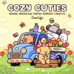 Coperta cărții Cozy Cuties. Desene dragalase pentru momente linistite
