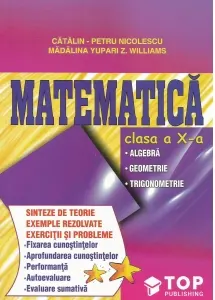 Coperta cărții Matematica, Clasa a X-a - Algebra. Geometrie. Trigonometrie. Sinteze de teorie. Exercitii si probleme