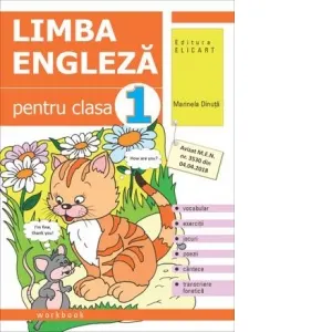 Coperta cărții Limba engleza pentru clasa I. Workbook