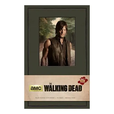 Coperta cărții Walking Dead Hardcover Ruled Journal - Daryl Dixon