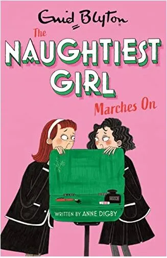 Coperta cărții Naughtiest Girl Marches On