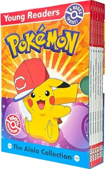 Coperta cărții Young Readers Pokémon Level 2 Passport to Reading Alola Collection 6 Books Box Set