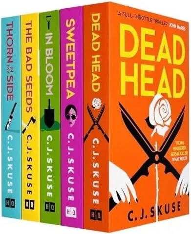 Coperta cărții Sweetpea Series 5 Books Collection Set By C. J. Skuse (sweetpea, In Bloom, Dead Head, Thorn In My Side And The Bad Seeds)