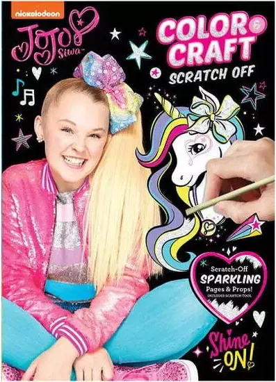Coperta cărții JoJo Siwa Color N Craft Scratch Off
