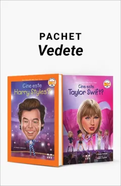 Coperta cărții Pachet Vedete. Cine este Harry Styles?/Cine este Taylor Swift? - Kirsten Anderson