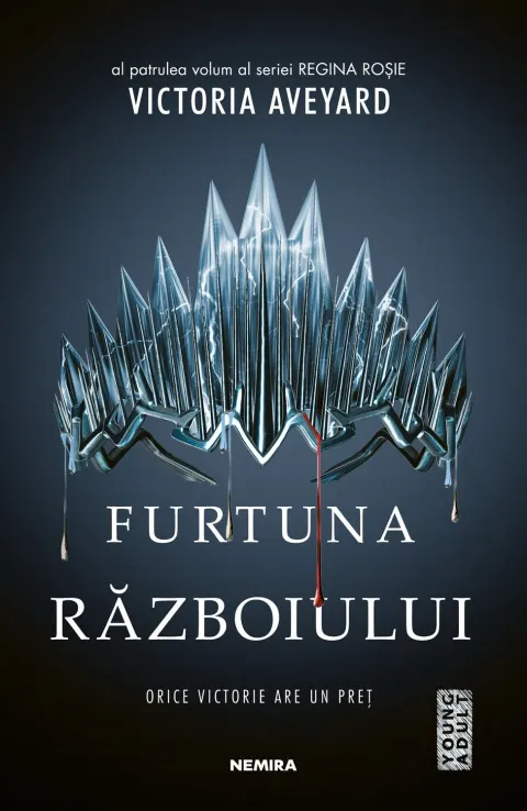 Coperta cărții Furtuna războiului (seria Regina roșie, partea a IV-a)