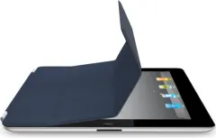 Coperta cărții iPad Smart Cover Piele (Albastru închis)