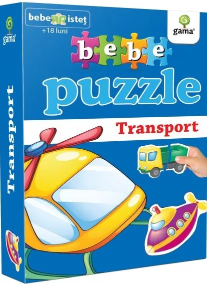 Coperta cărții Bebe Puzzle. Mijloace de transport