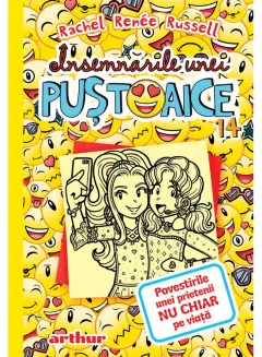 Coperta cărții Însemnările unei puștoaice 14. Povestirile unei prietenii nu chiar pe viață