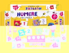 Coperta cărții Numere. Puzzle - 54 piese