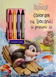 Coperta cărții Coloram cu Bocanila si prietenii lui