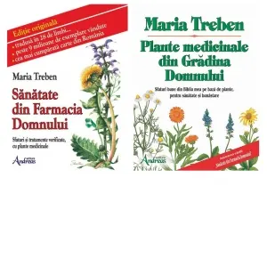 Coperta cărții Pachet Maria Treben: 1. Sanatate din Farmacia Domnului; 2. Plante medicinale din Gradina Domnului