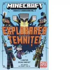 Coperta cărții Minecraft. Cronicile Woodsword. Volumul 5: Exploarea temnitei