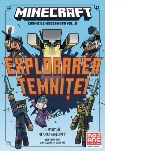 Coperta cărții Minecraft. Cronicile Woodsword. Volumul 5: Exploarea temnitei