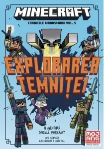 Coperta cărții Minecraft. Cronicile Woodsword. Volumul 5: Exploarea temnitei