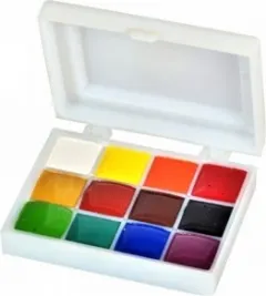 Coperta cărții Acuarele 12 culori Pictor