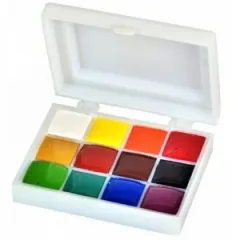 Coperta cărții Acuarele 12 culori Pictor