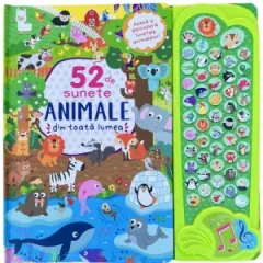 Coperta cărții 52 de sunete. Animale din toata lumea