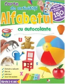 Coperta cărții Alfabetul. Carte de activitati cu autocolante