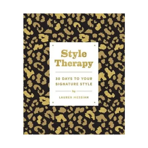Coperta cărții Style therapy: 30 days to your signature style