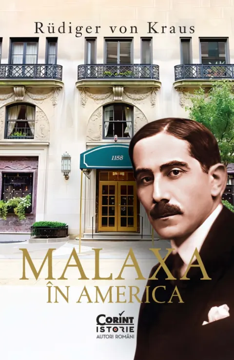 Coperta cărții Malaxa în America, cu autograf