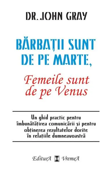 Coperta cărții Bărbații sunt de pe Marte, femeile sunt de pe Venus
