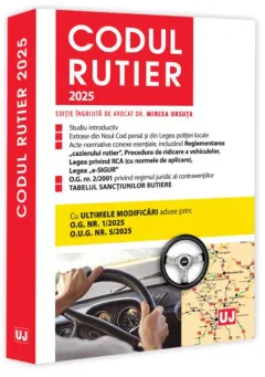 Coperta cărții Codul rutier 2025